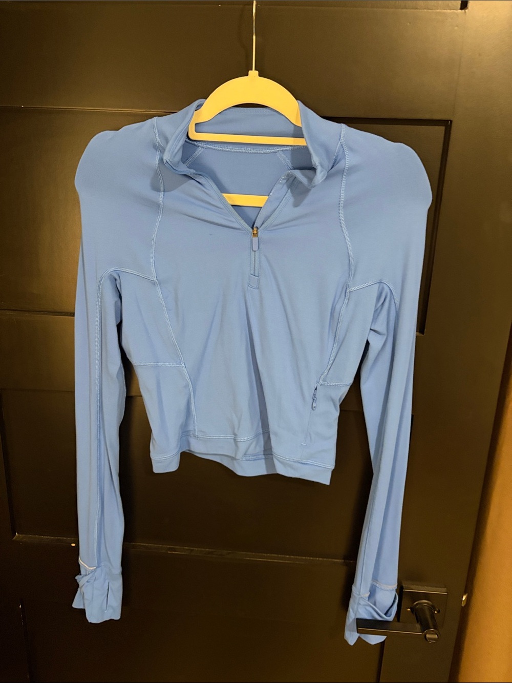lululemon athletica Light Blue Quarter-Zip Pullover